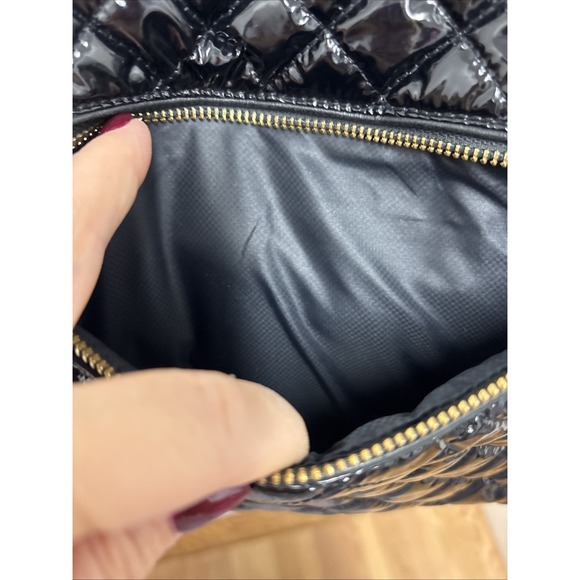 MZ Wallace MZ Wallace Black Patent Leather Shoulder Bag - Picture 8 of 16